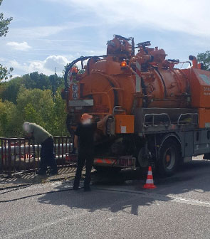 Travaux sur canalisations